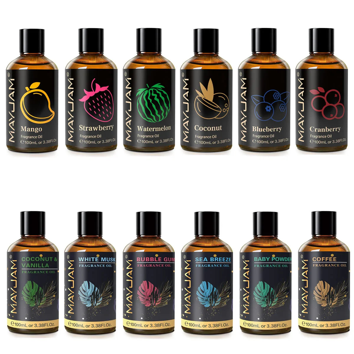 100ML Aroma Oil for Aromatherapy,Diffusers,Humidifiers,Candle Making,Home,New Arrival Fragrance Oils